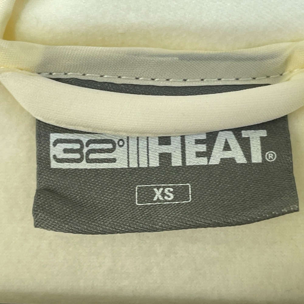NWT 32 Degrees Heat Women's XS Cream Full Zip Hooded Windbreaker Jacket  d2566 - Picture 9 of 11
